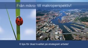Sex tips för ökad kvalitet på strategiskt arbete!